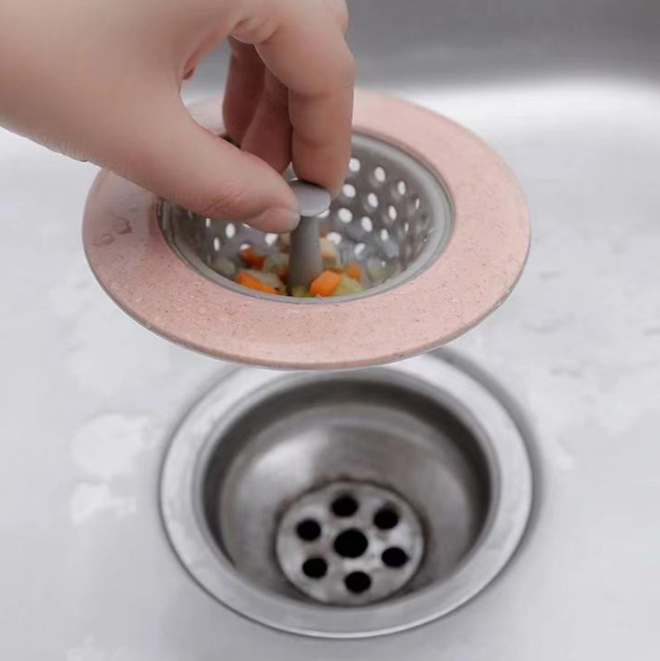 Kitchen Straw Press Floor Drain