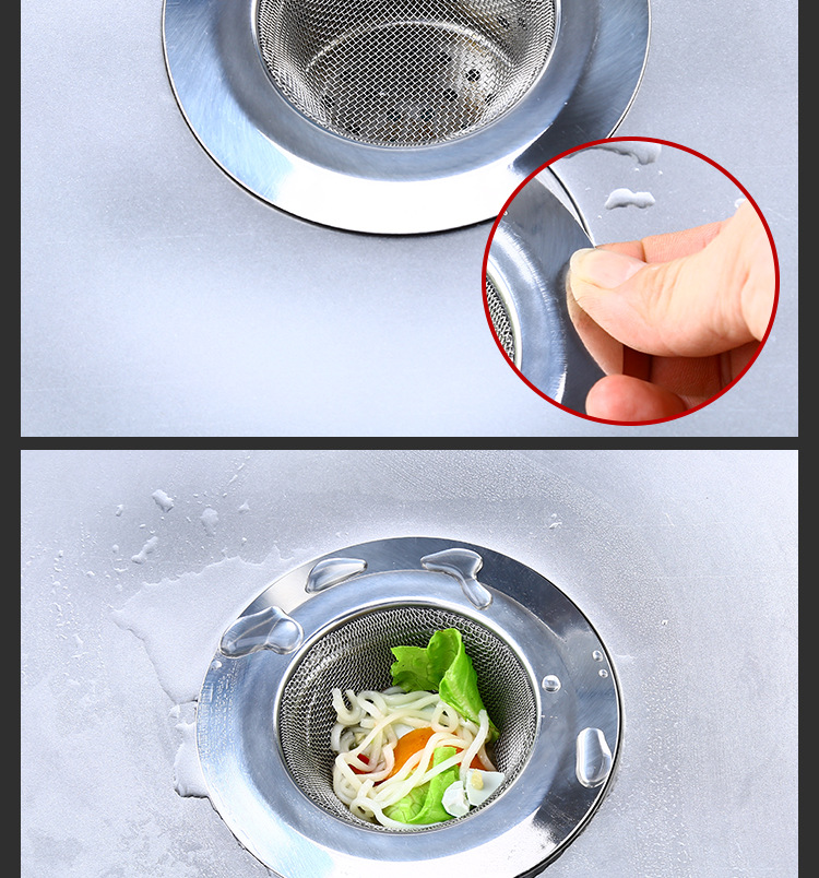 Creative Stainless Steel Sink Filter Net Kitchen Sink Funnel Sewer Washing Basin Anti-Blocking Deodorant Practical Floor Drain