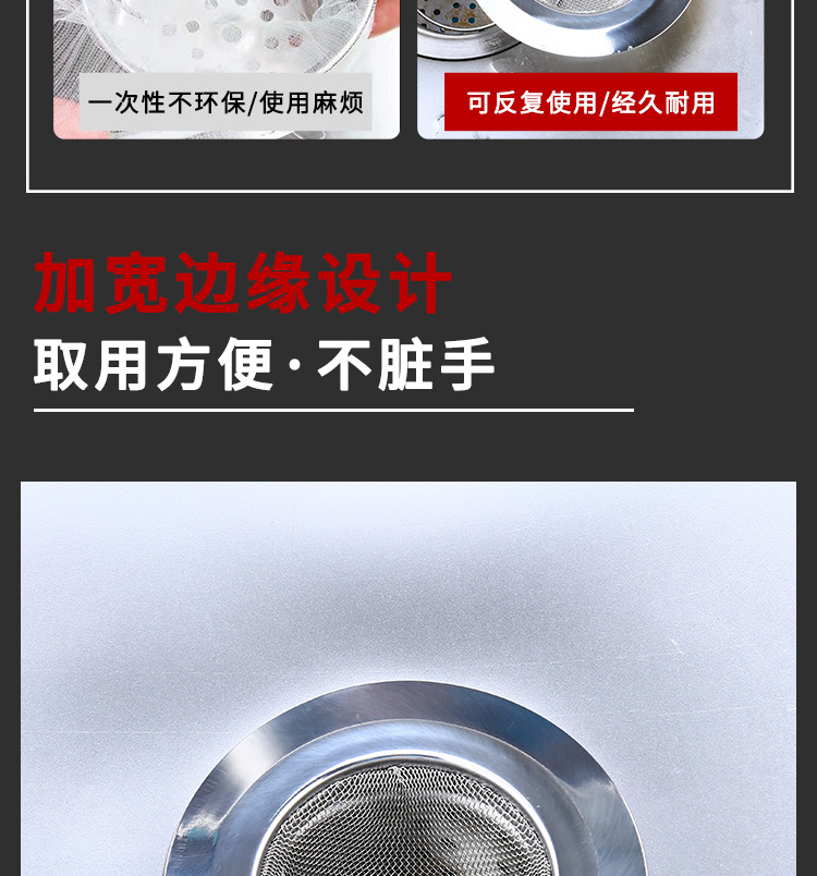 Creative Stainless Steel Sink Filter Net Kitchen Sink Funnel Sewer Washing Basin Anti-Blocking Deodorant Practical Floor Drain