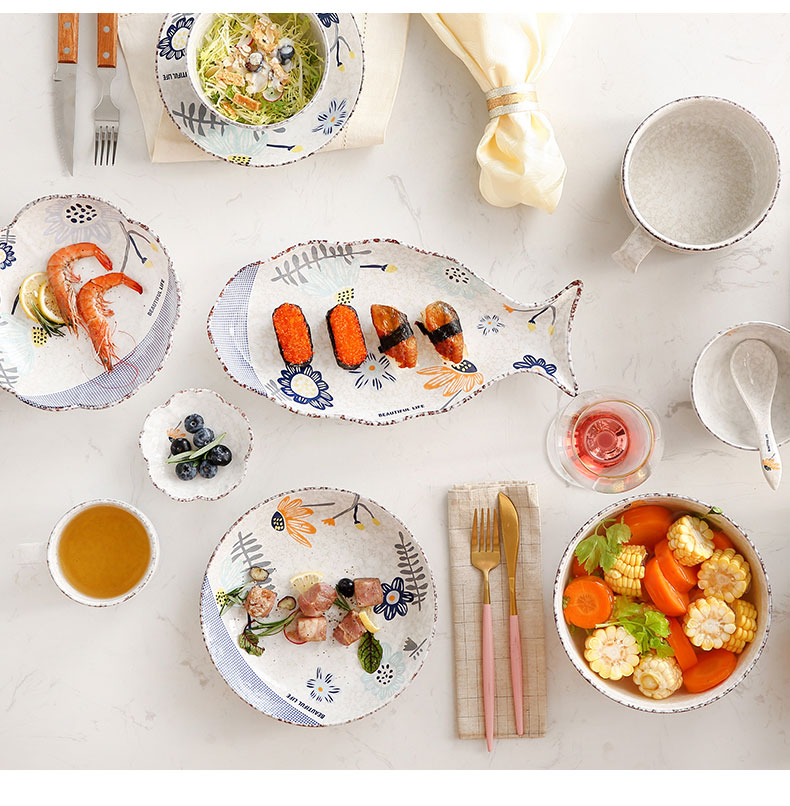 Snowflake Creative Japanese Style Hand Drawn Ceramic Bowl Plate Rice Bowl Simple Noodle Bowl Soup Bowl Dish 5.25-Inch Freshness Bowl Snowflake Creative Japanese Style Hand Drawn Ceramic Bowl Plate Rice Bowl Simple Noodle Bowl Soup Bowl Dish 5.25-Inch Freshness Bowl