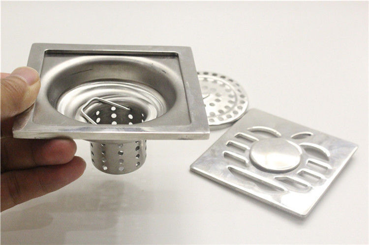 Washbasin Filter Sewer Hair Anti-Blocking Net Floor Drain Wash Basin Wash Basin Filter Net Stainless Steel Funnel