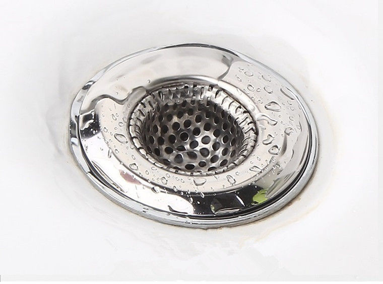 Washbasin Filter Sewer Hair Anti-Blocking Net Floor Drain Wash Basin Wash Basin Filter Net Stainless Steel Funnel
