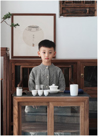 Green Ceramic Cover Bowl Imitation Song Carved Begonia Pattern Tea Bowl Kung Fu Tea Set Tea Cup Gracked Glaze Pattern