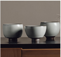 Twilight Cangzhai Jingdezhen Handmade Thin Tire Apricot White Cover Bowl Kung Fu Tea Set Tea Cup Tea Bowl