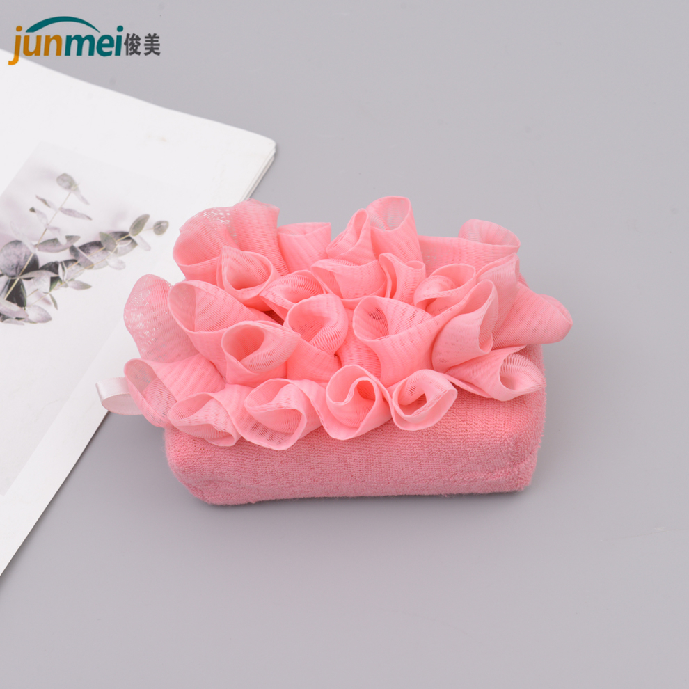 Bath Gloves Foaming Double-Sided Bath Towel Household Large Floral Ball Bath Dual-Use Shower Net Ball Bath Back Rub Artifact