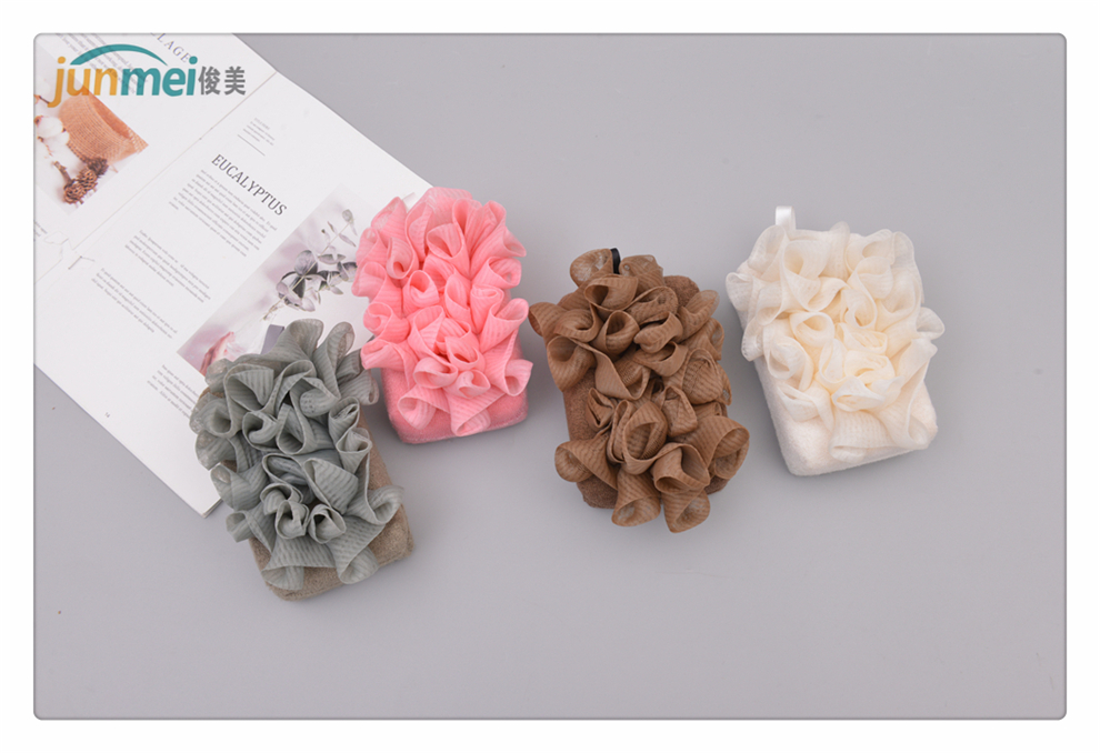 Bath Gloves Foaming Double-Sided Bath Towel Household Large Floral Ball Bath Dual-Use Shower Net Ball Bath Back Rub Artifact Bath Gloves Foaming Double-Sided Bath Towel Household Large Floral Ball Bath Dual-Use Shower Net Ball Bath Back Rub Artifact