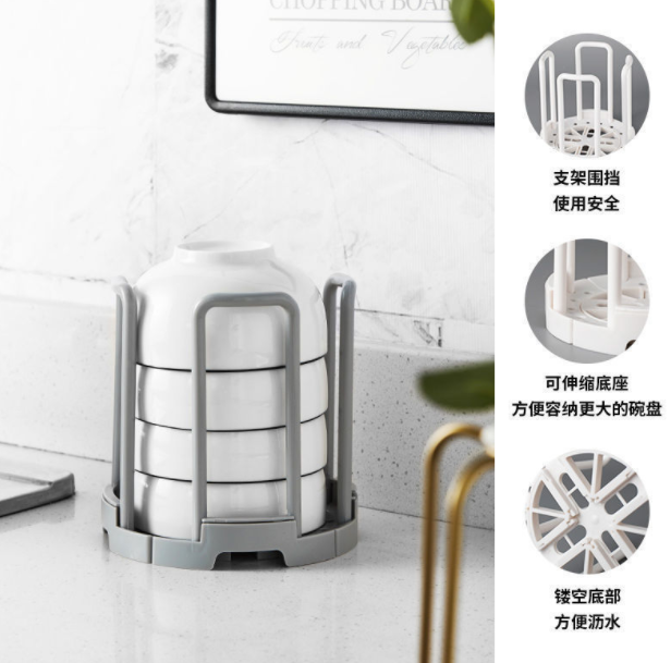 Kitchen Drain Bowl Rack Kitchen Tableware Storage Rack Bowl Rack Cabinet inside Storage Dish Rack Kitchen Rack