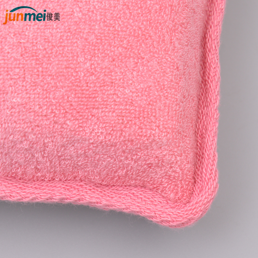 Multi-Color Optional with Lanyard Double-Sided Bath Wash Cloth Household Strong Rubbing Decontamination Thickened Back Rubbing Bath Towel