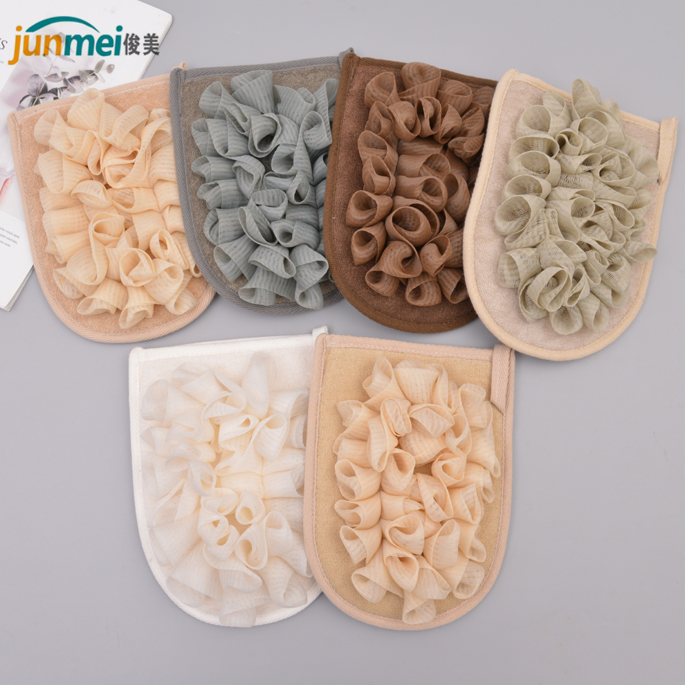 Home Hotel Multi-Scenario Available Bath Towel Bath Back Rub Rub Mud Gray Good Helper Does Not Hurt Skin Loofah