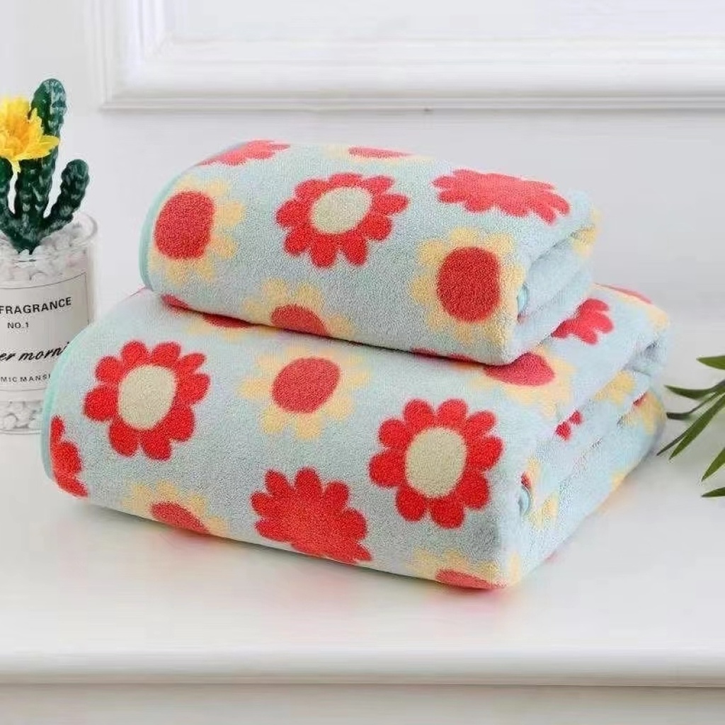 Arna Textile Coral Fleece Quick-Drying Lint Free Towels Floral Vintage Super Absorbent Bath Towel Covers Arna Textile Coral Fleece Quick-Drying Lint Free Towels Floral Vintage Super Absorbent Bath Towel Covers