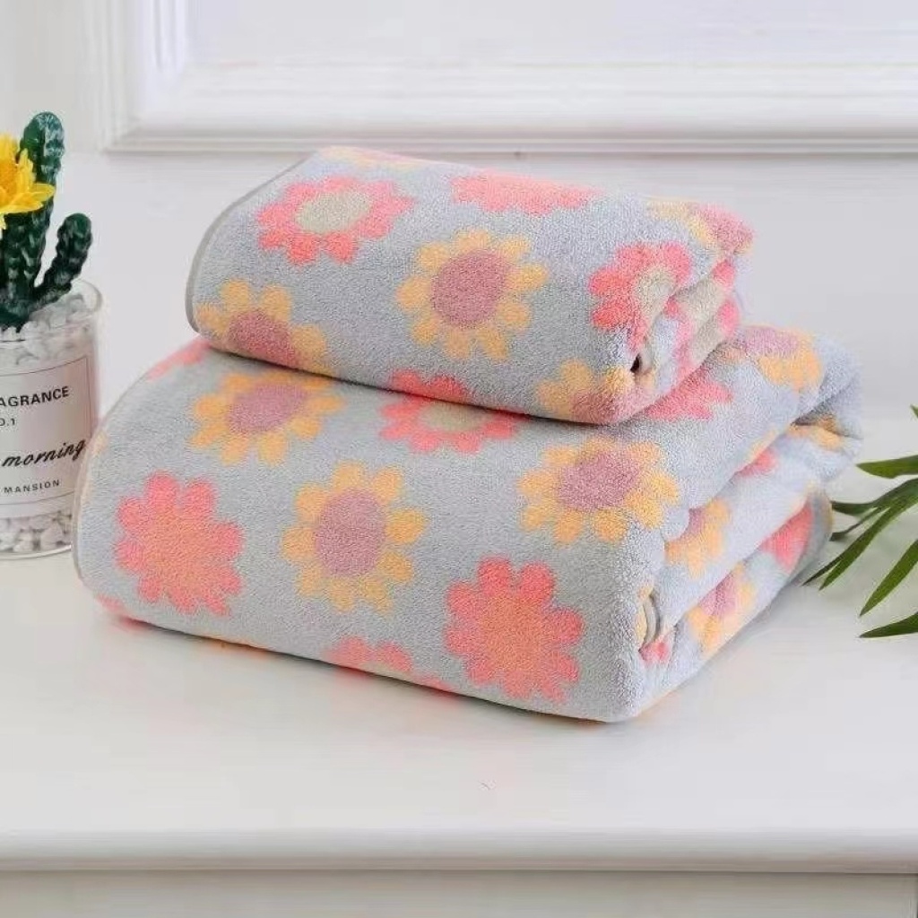 Arna Textile Coral Fleece Quick-Drying Lint Free Towels Floral Vintage Super Absorbent Bath Towel Covers Arna Textile Coral Fleece Quick-Drying Lint Free Towels Floral Vintage Super Absorbent Bath Towel Covers