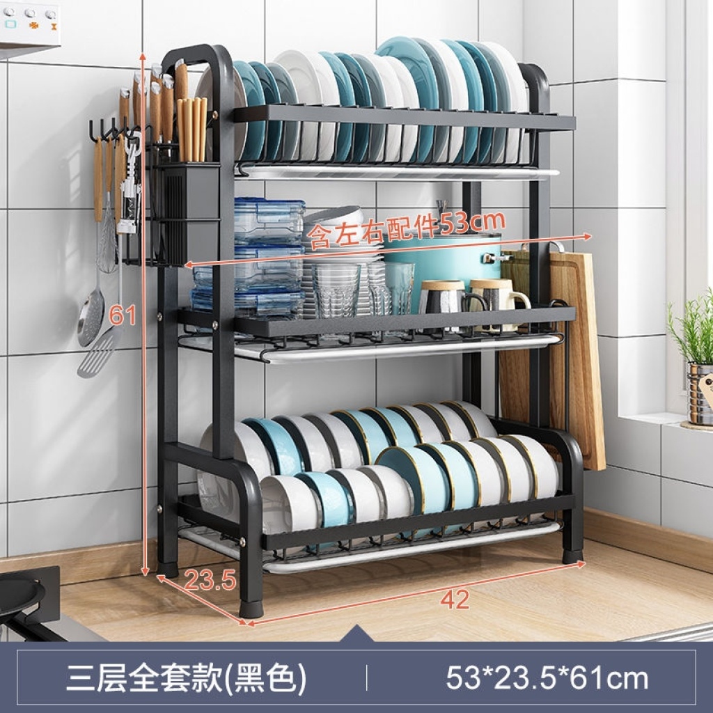 Kitchen Storage Rack Table Top Dish Draining Rack Small Household Dish Rack Plate Storage Rack Multi-Functional in Cabinet Kitchen Storage Rack Table Top Dish Draining Rack Small Household Dish Rack Plate Storage Rack Multi-Functional in Cabinet