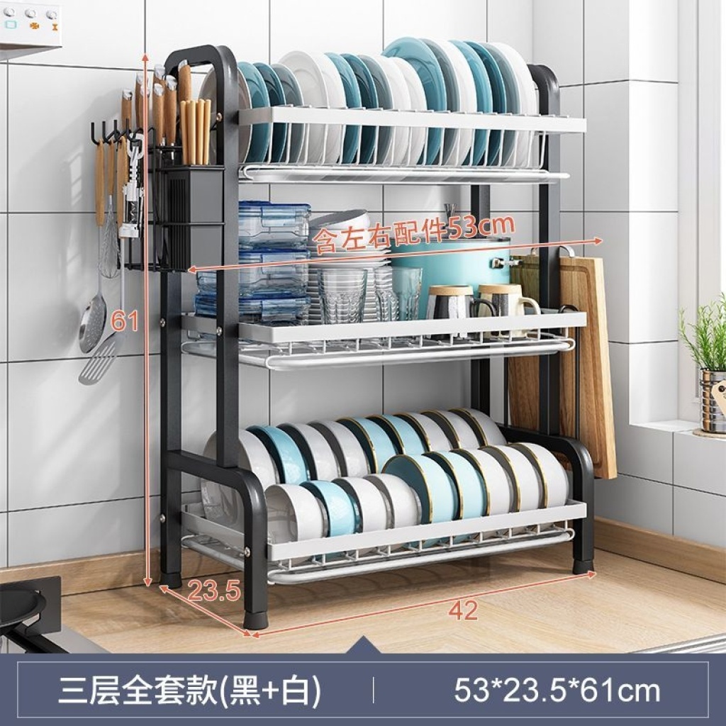 Kitchen Storage Rack Table Top Dish Draining Rack Small Household Dish Rack Plate Storage Rack Multi-Functional in Cabinet Kitchen Storage Rack Table Top Dish Draining Rack Small Household Dish Rack Plate Storage Rack Multi-Functional in Cabinet