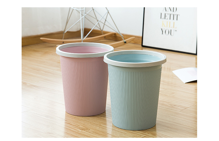 European-style dustbin with pressure ring household kitchen, living room, bathroom, basket, bedroom, large garbage basket, garbage can European-style dustbin with pressure ring household kitchen, living room, bathroom, basket, bedroom, large garbage basket, garbage can