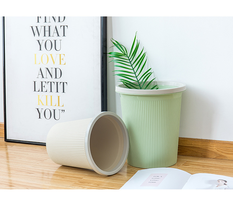 European-style dustbin with pressure ring household kitchen, living room, bathroom, basket, bedroom, large garbage basket, garbage can European-style dustbin with pressure ring household kitchen, living room, bathroom, basket, bedroom, large garbage basket, garbage can