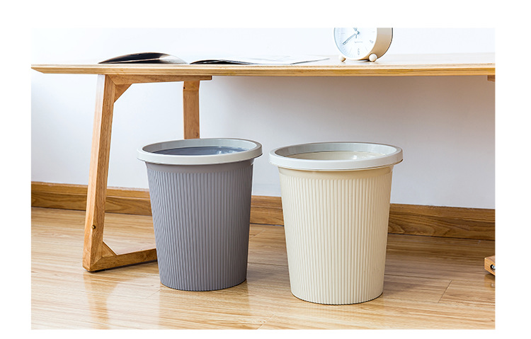 European-style dustbin with pressure ring household kitchen, living room, bathroom, basket, bedroom, large garbage basket, garbage can European-style dustbin with pressure ring household kitchen, living room, bathroom, basket, bedroom, large garbage basket, garbage can