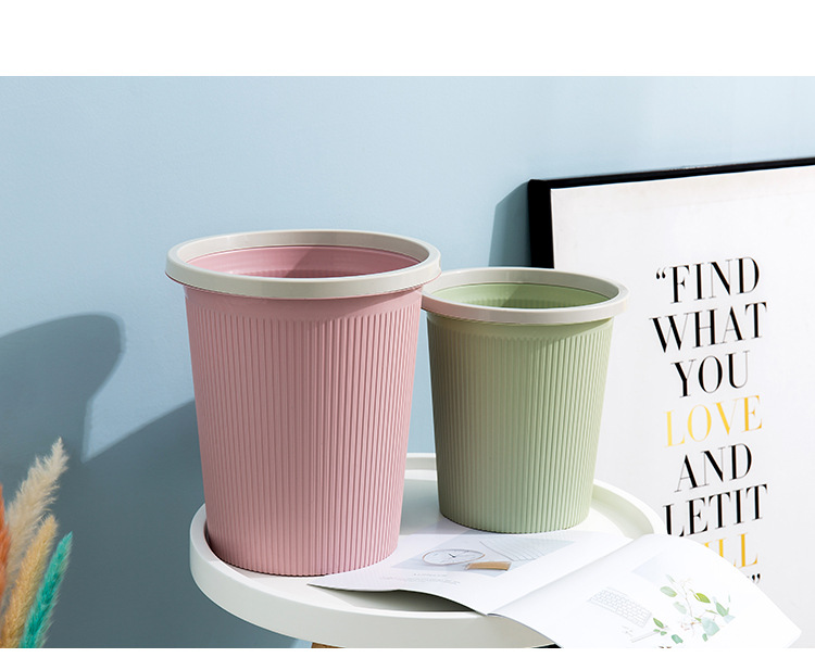 European-style dustbin with pressure ring household kitchen, living room, bathroom, basket, bedroom, large garbage basket, garbage can European-style dustbin with pressure ring household kitchen, living room, bathroom, basket, bedroom, large garbage basket, garbage can