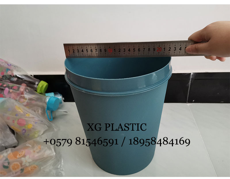 trash can flap trash bin round shape plastic waste can 9 L office trash can kitchen dustbin fashion style rubbish can