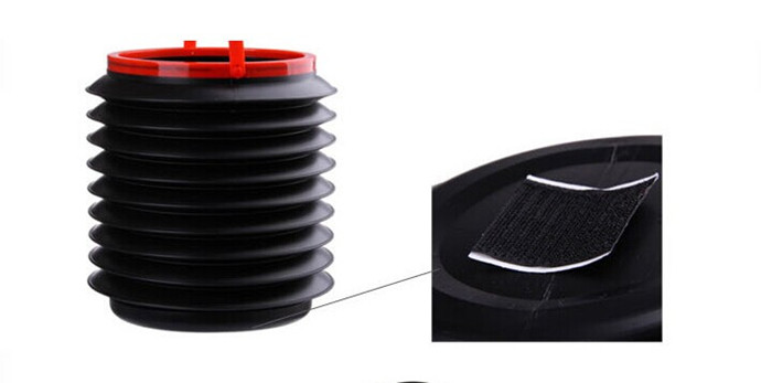 Vehicle mounted telescopic box trash car magic folding bucket sundries telescopic dustbin