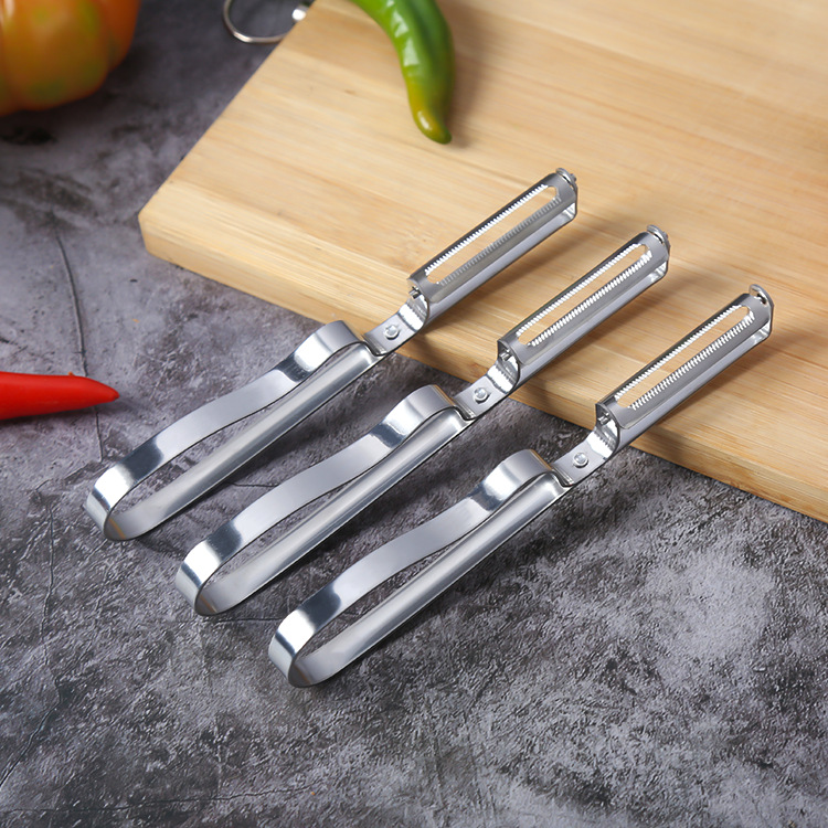 Factory Direct Creative New Stainless Steel Convenient Peeler Grater Peeler Kitchen Multifunctional Planer Tool