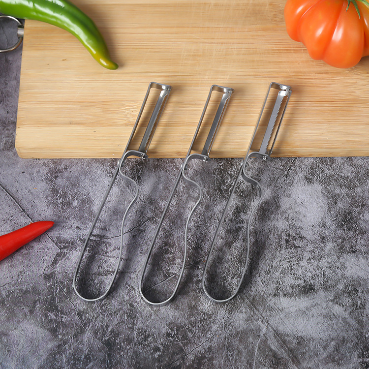 Factory Direct Creative New Stainless Steel Convenient Peeler Grater Peeler Kitchen Multifunctional Planer Tool