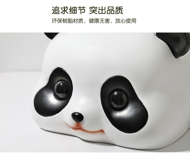 INS Creative Panda Tissue Box Decoration Key Storage Living Room Table Home Decoration Nordic Cute INS Creative Panda Tissue Box Decoration Key Storage Living Room Table Home Decoration Nordic Cute