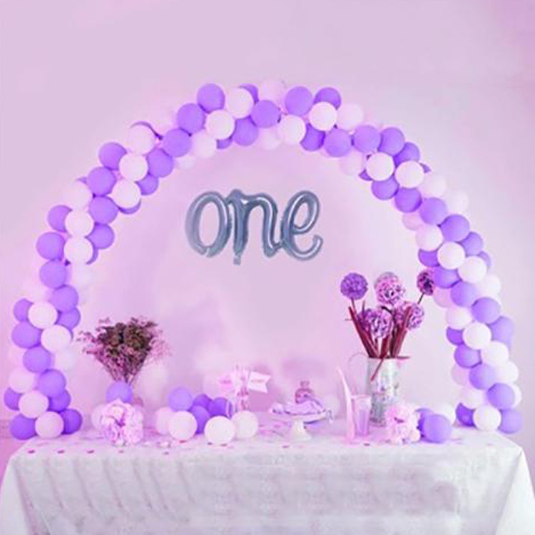 Birthday Decoration Small Arch Set Table Arch Detachable Portable Table Balloon Display Stand Support Frame