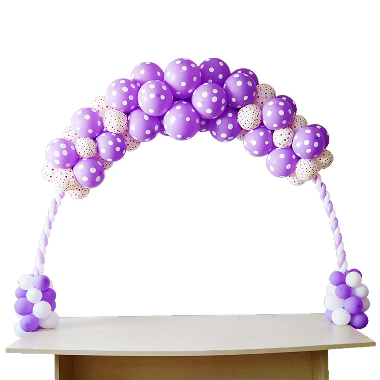 Birthday Decoration Small Arch Set Table Arch Detachable Portable Table Balloon Display Stand Support Frame