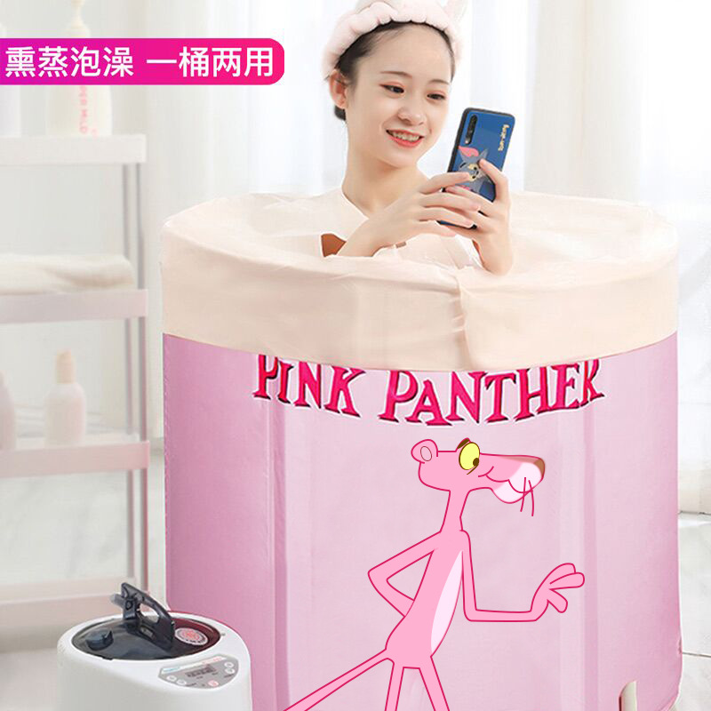 Bath tub Adult folding bath tub heating bath tub Household full body children&#039;s bath tub