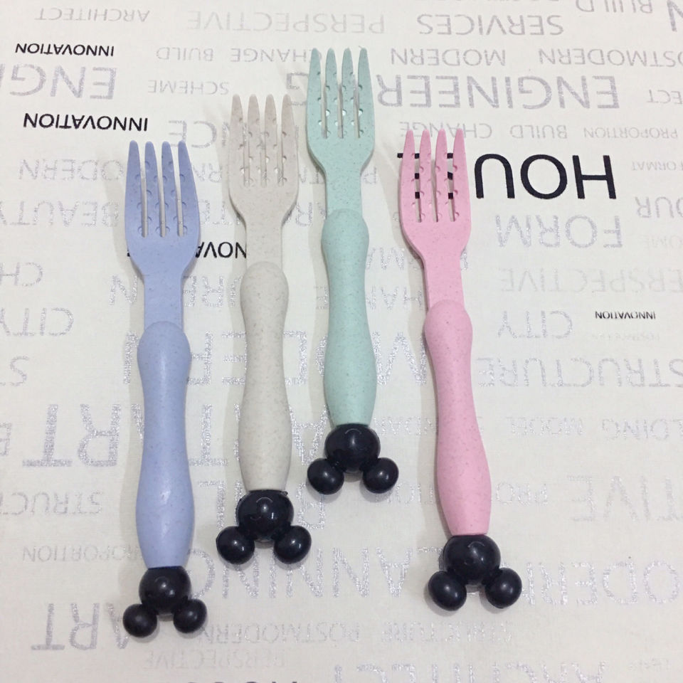 Creative Wheat Straw Tableware Two-Piece Set Spoon Fork Portable Set Children's Travel Environmental Protection Kitchen Supplies Creative Wheat Straw Tableware Two-Piece Set Spoon Fork Portable Set Children's Travel Environmental Protection Kitchen Supplies