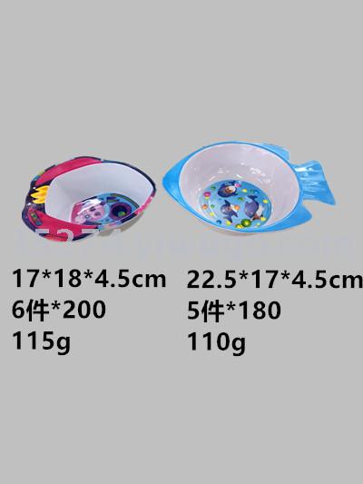 Melamine tableware children&#039;s bowl children&#039;s plate exquisite price discount can be sold by ton
