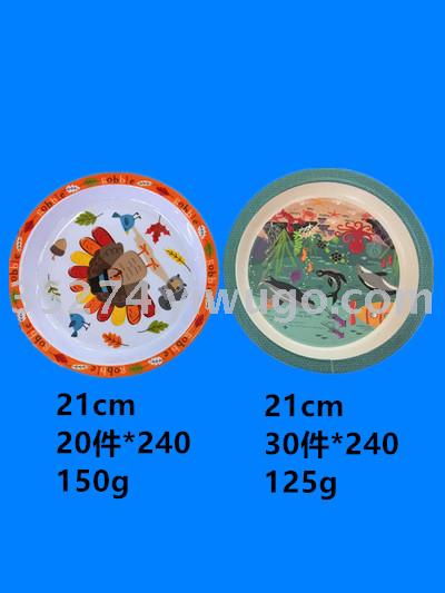 Melamine tableware children&#039;s bowl children&#039;s plate exquisite price discount can be sold by ton