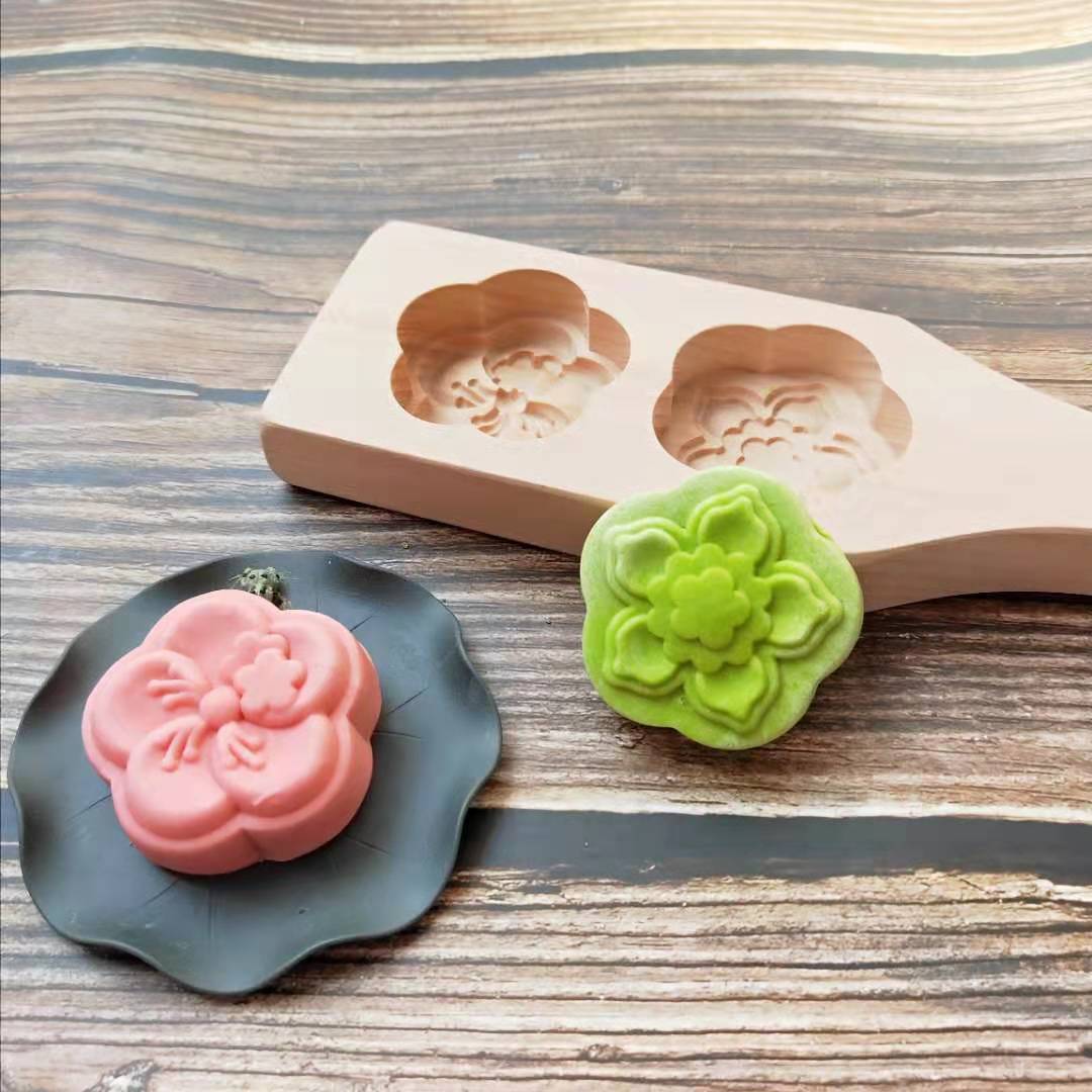 Wooden Snow Skin Mooncake Purple Sweet Potato Mung Bean Yam Pastry Pumpkin Biscuit Green Dumpling Noodle Clip Steamed Bread Mold Factory Wooden Snow Skin Mooncake Purple Sweet Potato Mung Bean Yam Pastry Pumpkin Biscuit Green Dumpling Noodle Clip Steamed Bread Mold Factory