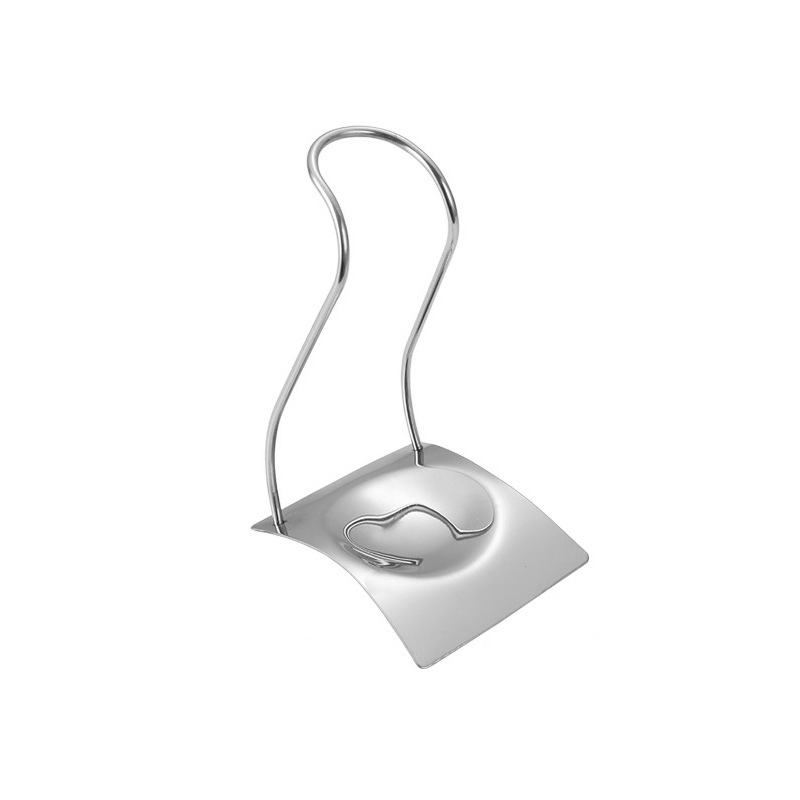 Factory Wholesale Stainless Steel Pots Spoon Holder Soup Ladle Rest Restaurant Soup Spoon Holder Spoon Holder Kitchen Storage Colander Spoon Holder