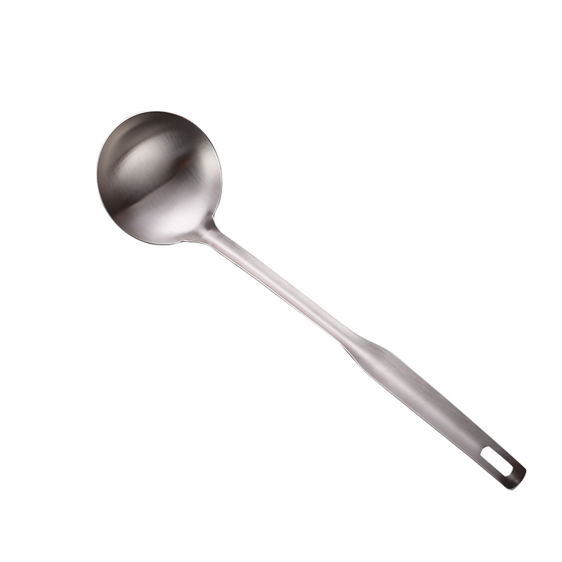 Factory Direct Supply Household 304 Stainless Steel Soup Ladle Soup Ladle Kitchen Commercial Hot Pot Long Handle Noodle Strainer Wholesale