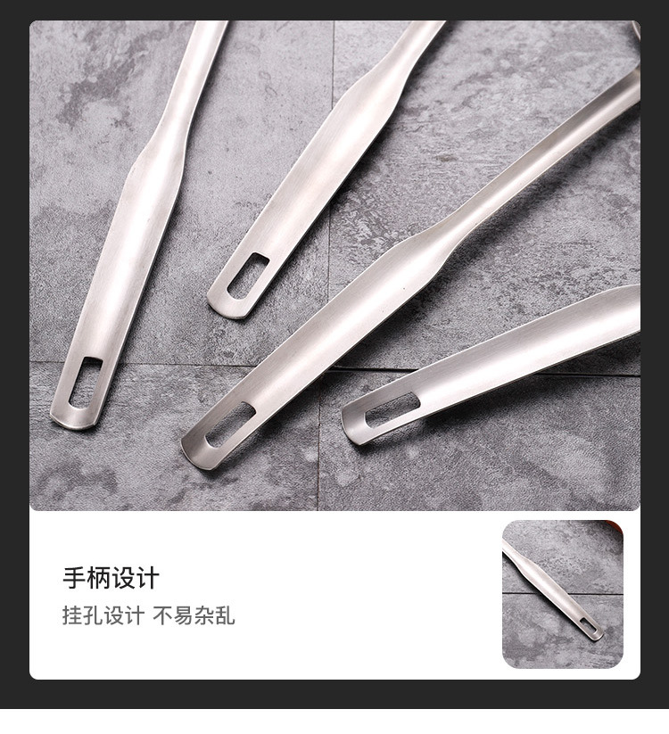 Factory Direct Supply Household 304 Stainless Steel Soup Ladle Soup Ladle Kitchen Commercial Hot Pot Long Handle Noodle Strainer Wholesale