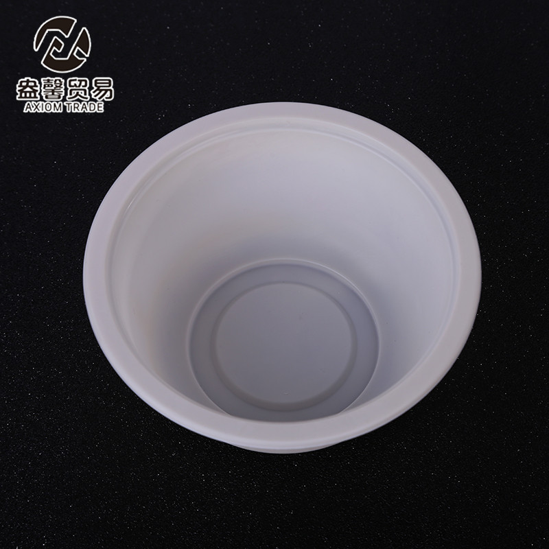 Disposable Bowl Thickened Degradable Corn Starch White Bowl Household Barbecue Environmental Protection Bowl Chopsticks Barbecue Tableware Wholesale