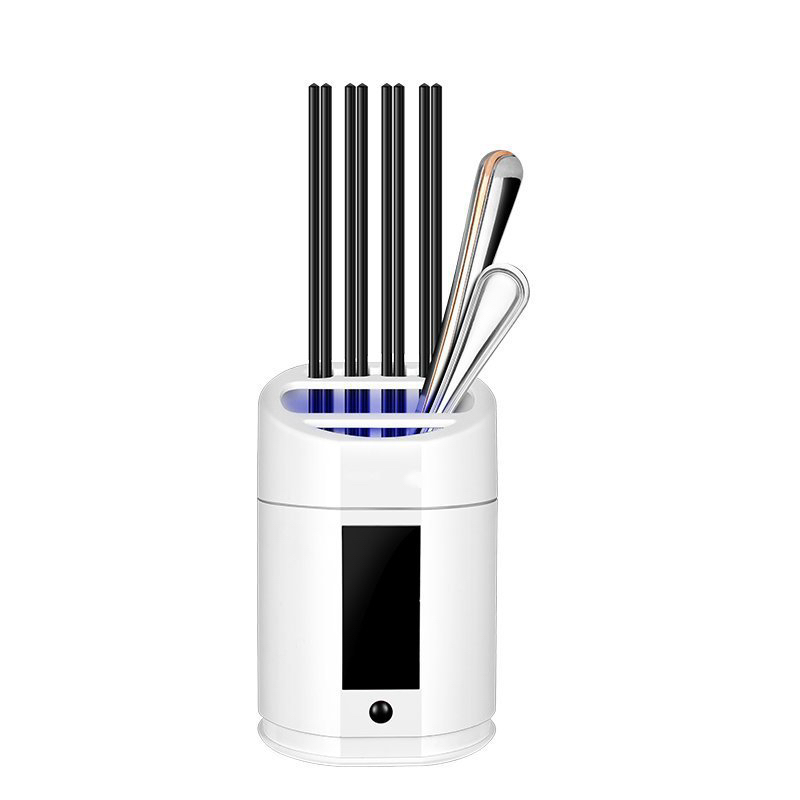 Kitchen Intelligent Sterilization Disinfection Chopsticks Holder Chopsticks Disinfection Sterilization Chopstick Canister Solar Charging Disinfection Storage Bucket