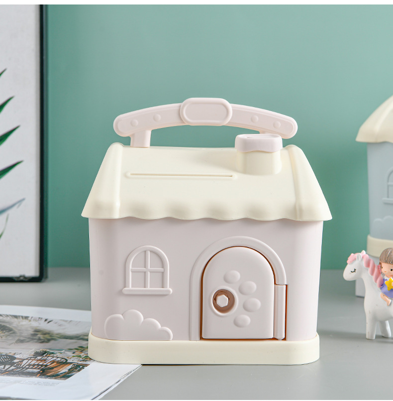 Creative Money Box Cartoon Cute Square Piggy Bank Metal Jewelry Box Creative Money Box Cartoon Cute Square Piggy Bank Metal Jewelry Box