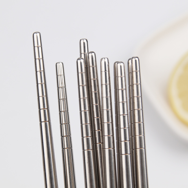 Wheat Straw Stainless Steel Chopsticks Material Degradable Chopsticks Family Restaurant Restaurant Chopsticks Large Quantity Can Be Customized