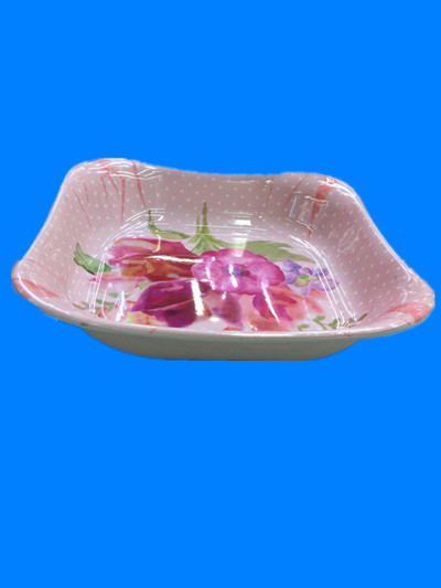 Melamine stock spot Melamine 10 inch decal fruit tray