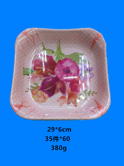 Melamine stock spot Melamine 10 inch decal fruit tray