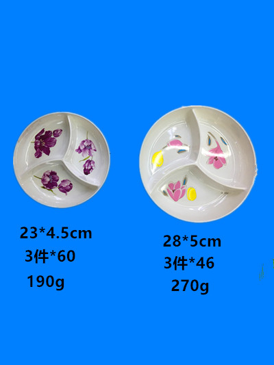 Melamine fruit tray was imitation ceramic exquisite fruit tray was a large number of spot stock low price processing style, price concessions