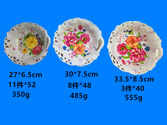 Melamine fruit tray was imitation ceramic exquisite fruit tray was a large number of spot stock low price processing style, price concessions