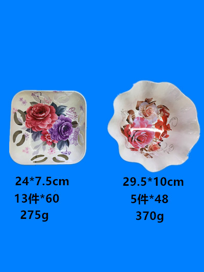 Melamine fruit tray was imitation ceramic exquisite fruit tray was a large number of spot stock low price processing style, price concessions