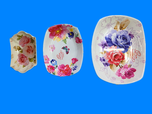 Melamine fruit tray was imitation ceramic exquisite fruit tray was a large number of spot stock low price processing style, price concessions