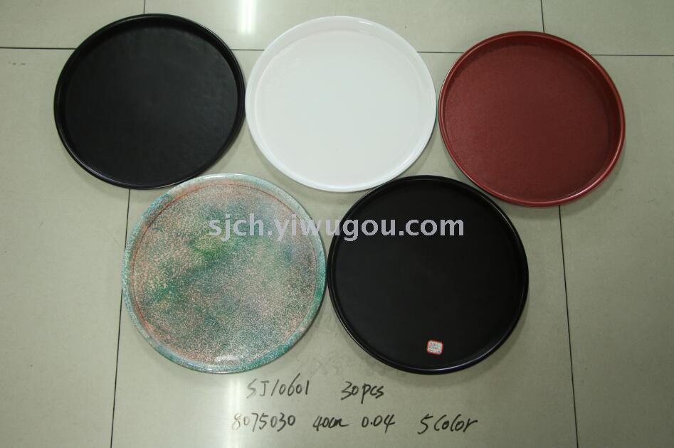 Luxury hotel KTV daily plate of fruit tray 40cm five colors optional SJ10601