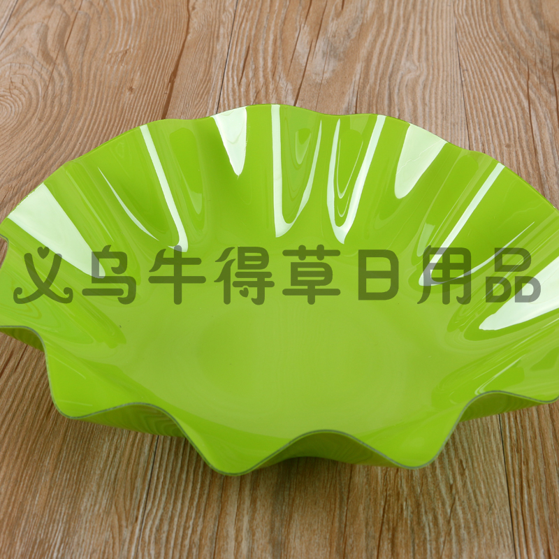 Thickened European candy tray fruit Tray flower-Shaped Snack Tray tray Living Room Household dish