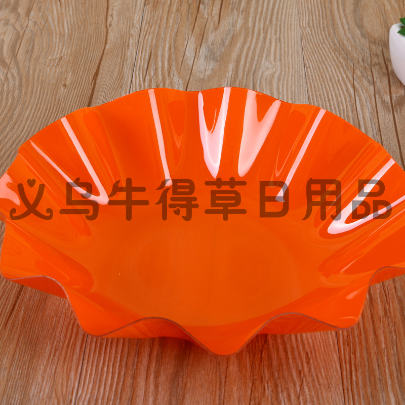 Thickened European candy tray fruit Tray flower-Shaped Snack Tray tray Living Room Household dish