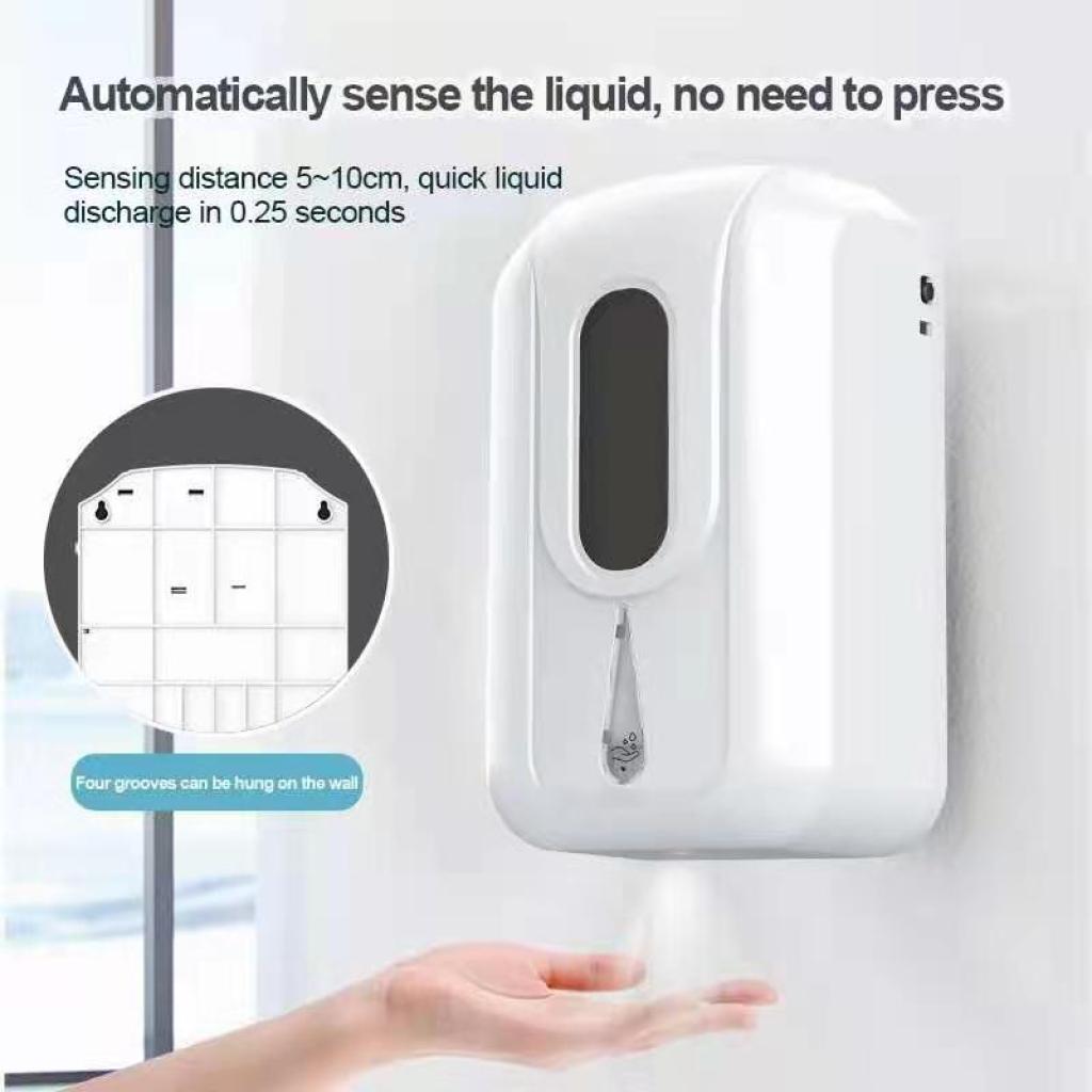 Hand Disinfection Soap Dispenser Automatic Induction Hand Soap Dispenser Wall-Mounted Sterilizer Punch-Free Liquid Dispenser